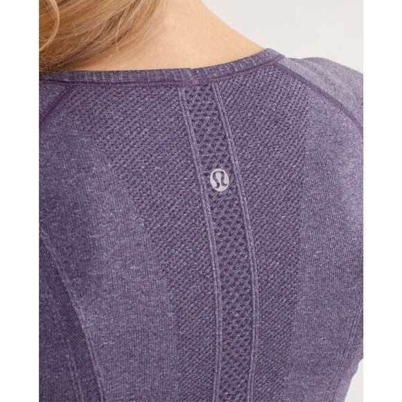 Lululemon Swiftly Tech V Neck In Concord Grape Size 10 - Picture 4 of 9